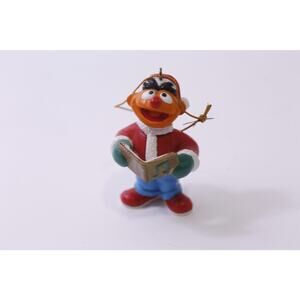 1980s Sesame Street Ernie Ornament, Christmas, Vintage, Holiday, ~ 251222-WH 874
